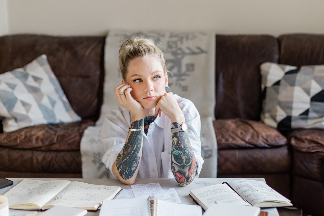 Running a small business can be overwhelming. Having personal brand photos to use on your website and social media can save you time.