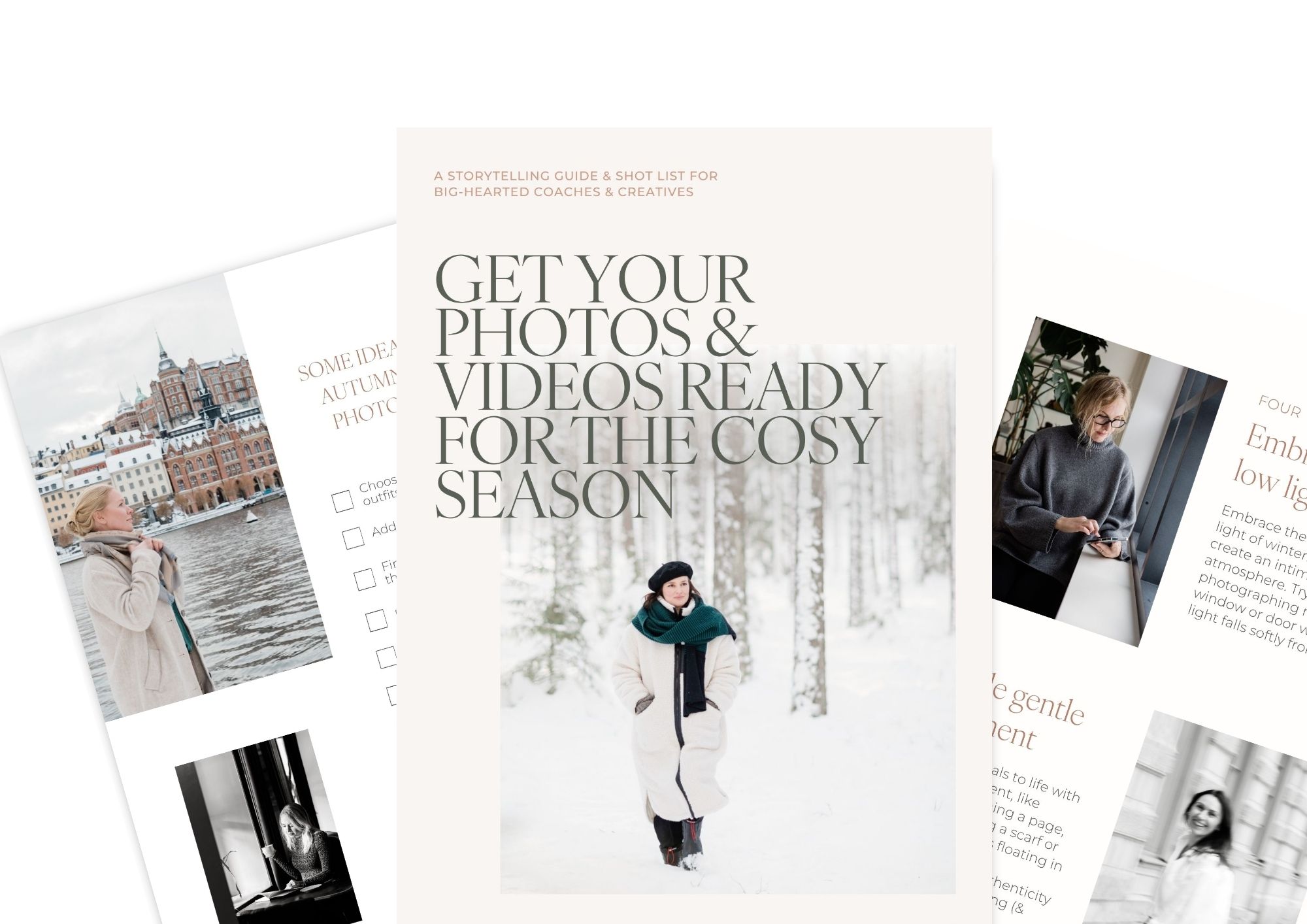 download checklist personal brand photo ideas for winter